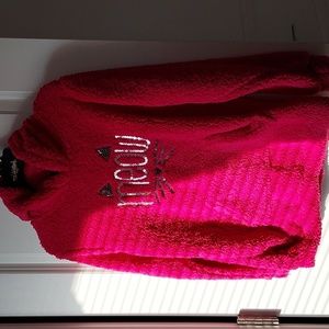 My destiny girls long sleeve hooded sweatshirt pink 14/16